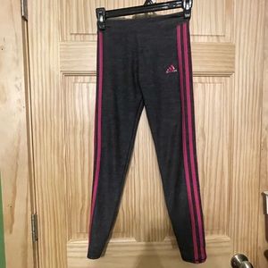 Adidas Size M Girls Running Pants